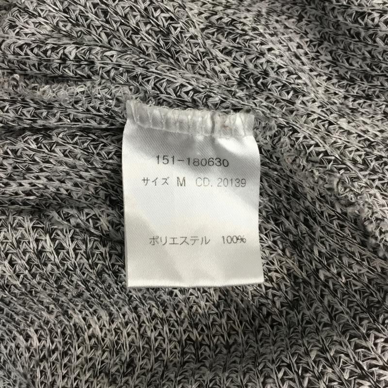 イング INGNI カットソー 七分袖 M  黒 / ブラック / black X 白 / ホワイト / white レディース USED 古着 中古 10043411