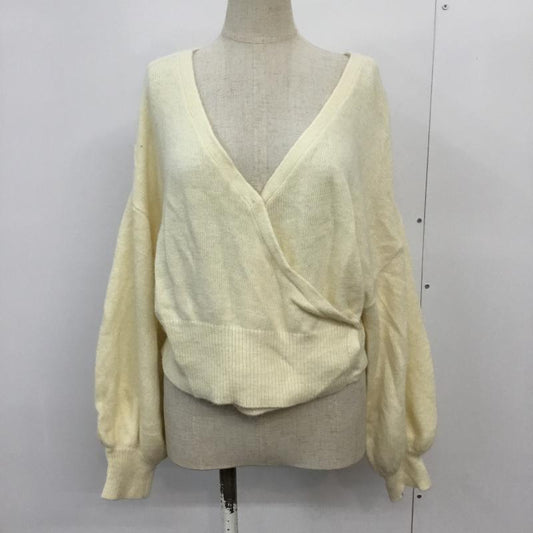 フーズフーチコ who s who Chico カーディガン 長袖 FREE 無地 アイボリー / アイボリー / レディース USED 古着 中古 10043418