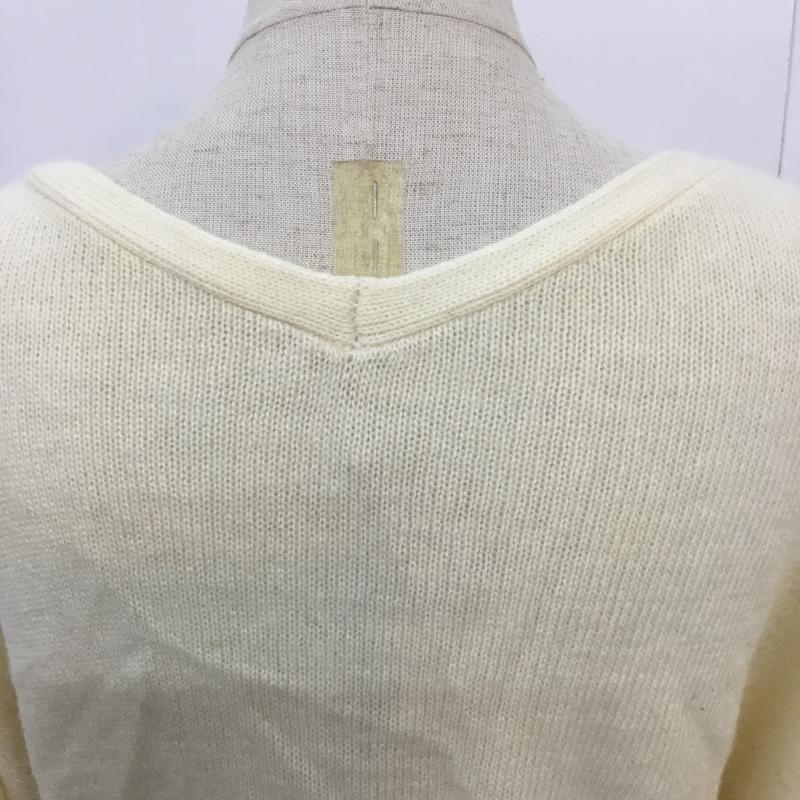 フーズフーチコ who s who Chico カーディガン 長袖 FREE 無地 アイボリー / アイボリー / レディース USED 古着 中古 10043418