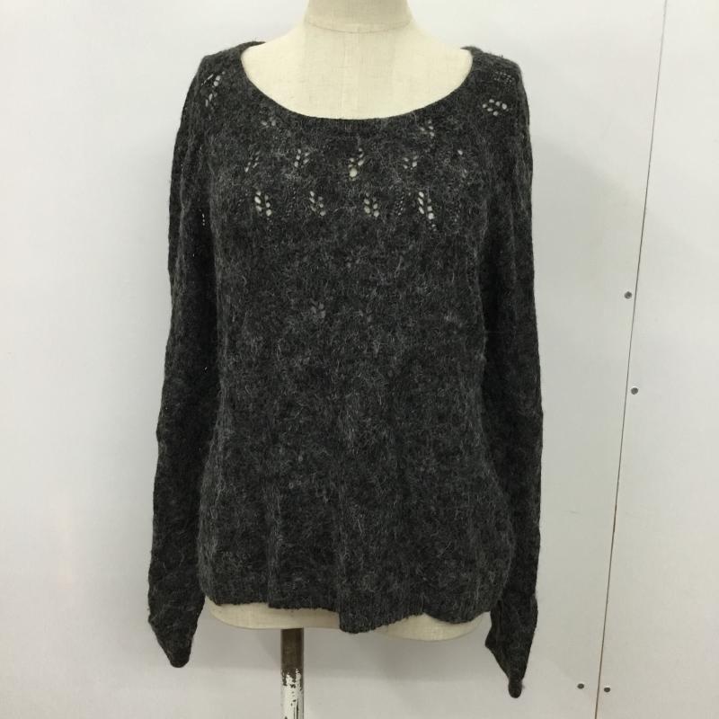 アースミュージックアンドエコロジー earth music&ecology ニット、セーター 長袖  チャコールグレー / チャコールグレー / レディース USED 古着 中古 10043428