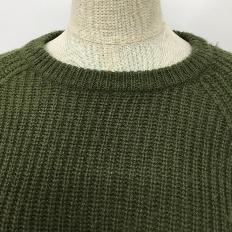 コエ koe ニット、セーター 長袖 S 無地 カーキ / カーキ / khaki レディース USED 古着 中古 10043431