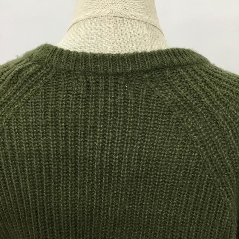 コエ koe ニット、セーター 長袖 S 無地 カーキ / カーキ / khaki レディース USED 古着 中古 10043431