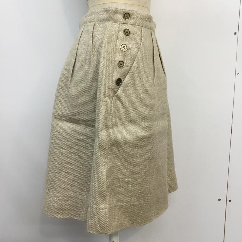 グリーンレーベルリラクシング green label relaxing スカート ミニスカート 38  ベージュ / ベージュ / beige レディース USED 古着 中古 10043449