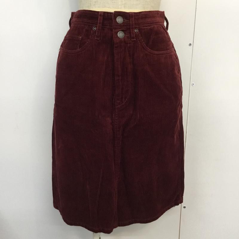 セポ cepo スカート ひざ丈スカート コーデュロイスカート S 無地 えんじ / ワインレッド / dark red レディース USED 古着 中古 10043455