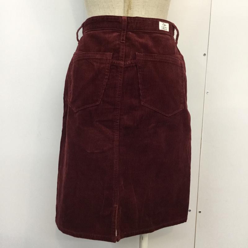 セポ cepo スカート ひざ丈スカート コーデュロイスカート S 無地 えんじ / ワインレッド / dark red レディース USED 古着 中古 10043455