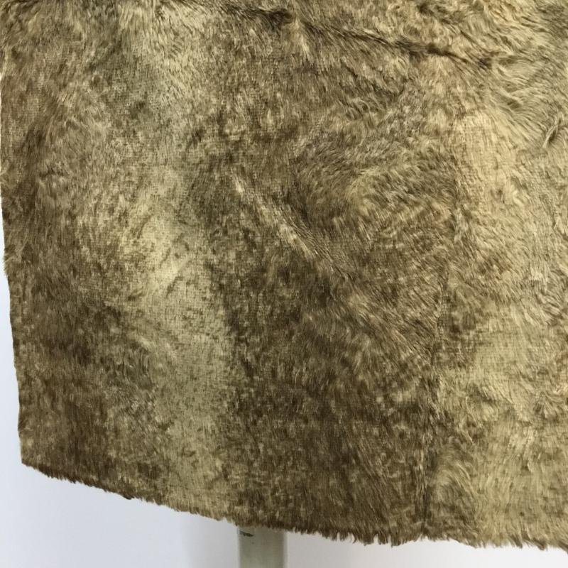 ラウンジドレス Loungedress スカート ミニスカート 0 無地 茶 / ブラウン / brown レディース USED 古着 中古 10044044