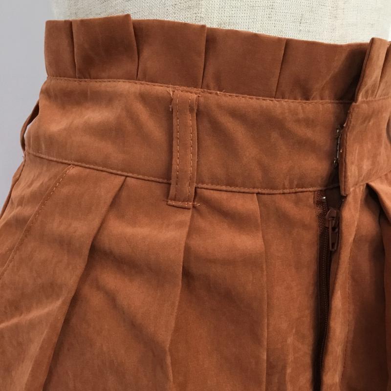 ワンウェイ one way パンツ ショートパンツ S 無地 橙 / オレンジ / orange レディース USED 古着 中古 10044157