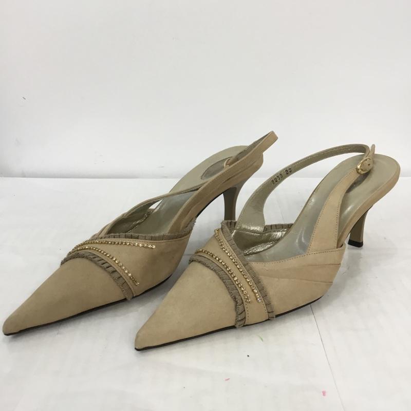 ストロベリーフィールズ STRAWBERRY-FIELDS サンダル サンダル ヒールサンダル 23cm 箱無 23.0cm 無地 X  ベージュ / ベージュ / beige レディース USED 古着 中古 10044794