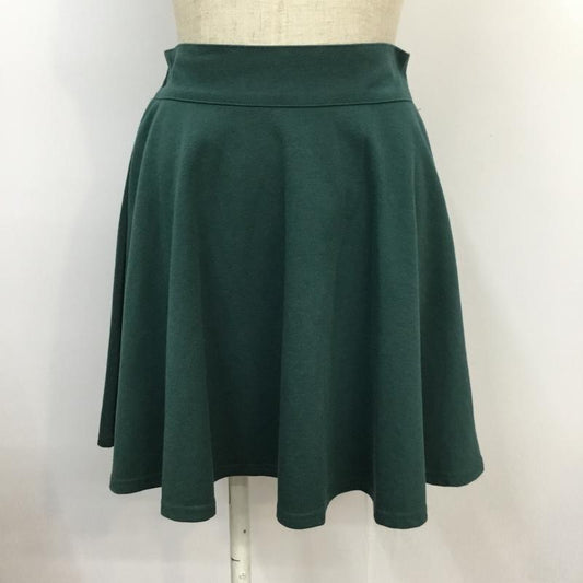 ローリーズファーム LOWRYS FARM スカート ミニスカート FREE 無地 緑 / グリーン / green レディース USED 古着 中古 10044940
