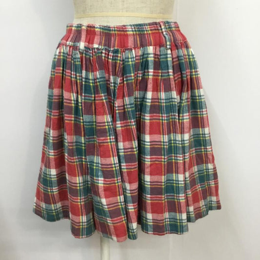 ローリーズファーム LOWRYS FARM スカート ミニスカート チェックスカート FREE チェック マルチカラー / マルチカラー / multicolor レディース USED 古着 中古 10044957