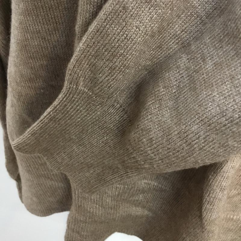 ディスコート Discoat ニット、セーター 長袖 FREE 無地 茶 / ブラウン / brown レディース USED 古着 中古 10045019