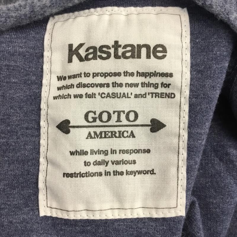 カスタネ Kastane カットソー 長袖 FREE ロゴ、文字 紺 / ネイビー / navy レディース USED 古着 中古 10045288