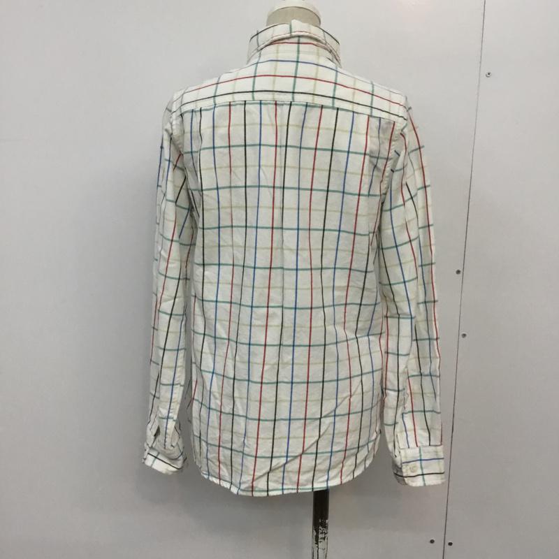 カスタネ Kastane シャツ、ブラウス 長袖 チェックシャツ FREE チェック 白 / ホワイト / white レディース USED 古着 中古 10045327