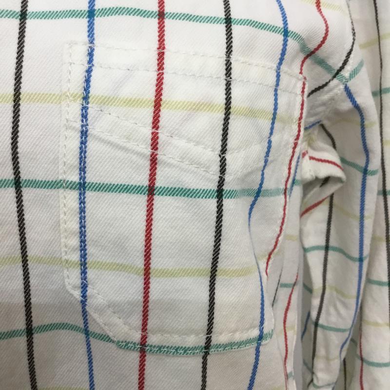 カスタネ Kastane シャツ、ブラウス 長袖 チェックシャツ FREE チェック 白 / ホワイト / white レディース USED 古着 中古 10045327