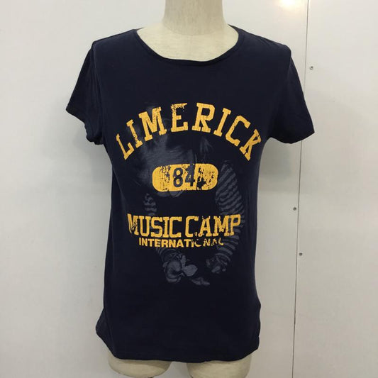 シップスジェットブルー SHIPS JET BLUE Tシャツ 半袖 M ロゴ、文字 紺 / ネイビー / navy メンズ USED 古着 中古 10046297