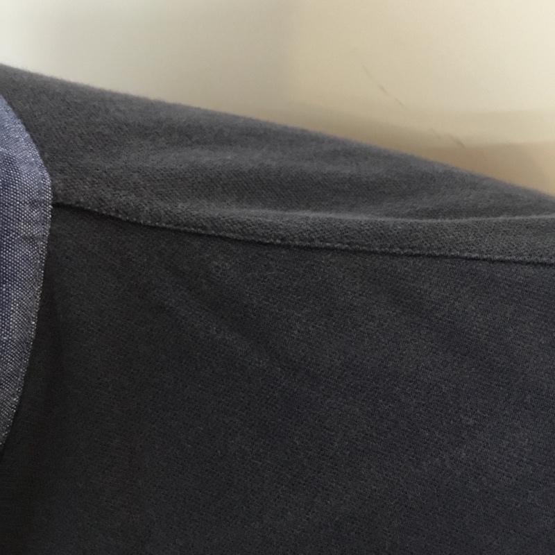 チャオパニック CIAOPANIC ポロシャツ 半袖 M 無地 紺 / ネイビー / navy メンズ USED 古着 中古 10046465