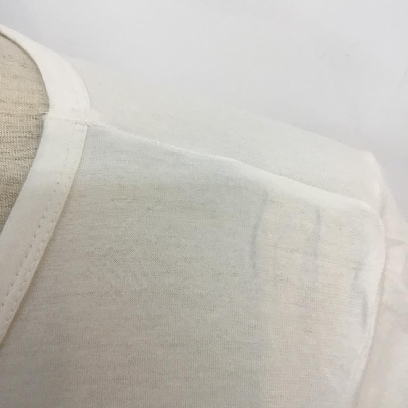 アーバンリサーチ URBAN RESEARCH Tシャツ 半袖 Vネック 38 無地 白 / ホワイト / white メンズ USED 古着 中古 10046547