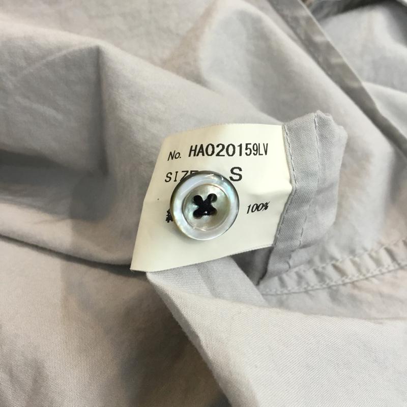 ハレ HARE シャツ、ブラウス 七分袖 S 無地 灰 / グレー / gray メンズ USED 古着 中古 10046736