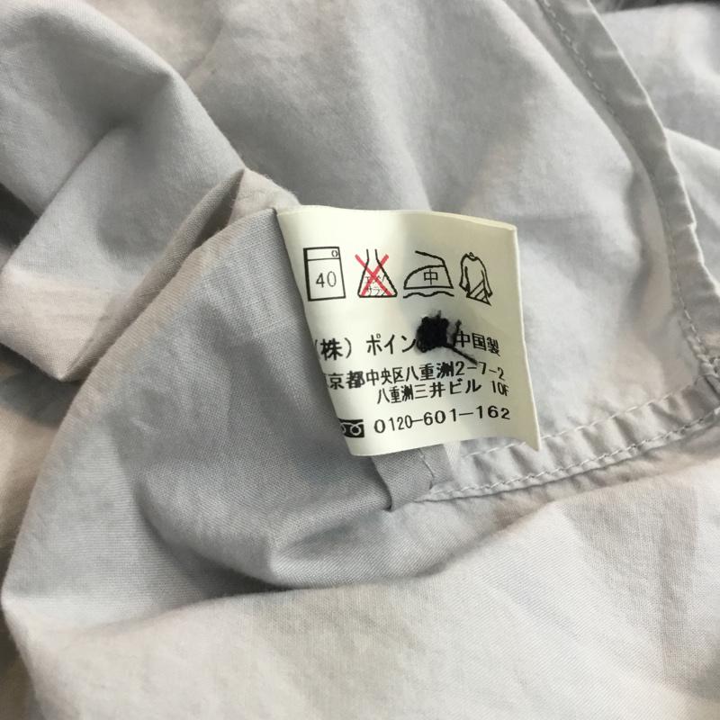 ハレ HARE シャツ、ブラウス 七分袖 S 無地 灰 / グレー / gray メンズ USED 古着 中古 10046736