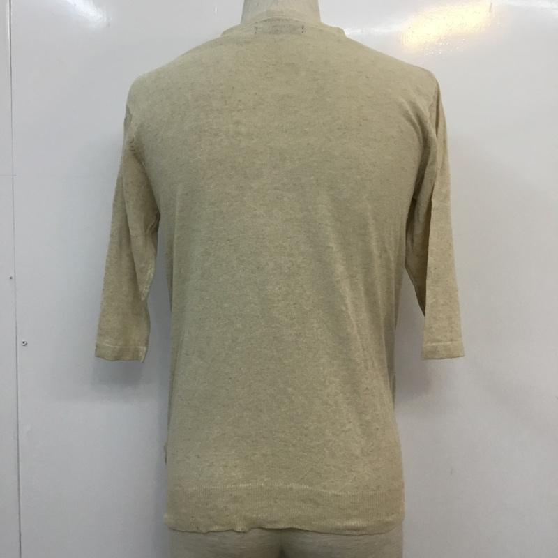 レイジブルー RAGEBLUE カーディガン 七分袖 M 無地 ベージュ / ベージュ / beige メンズ USED 古着 中古 10046905