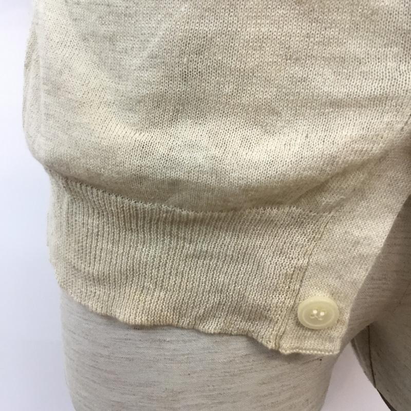 レイジブルー RAGEBLUE カーディガン 七分袖 M 無地 ベージュ / ベージュ / beige メンズ USED 古着 中古 10046905