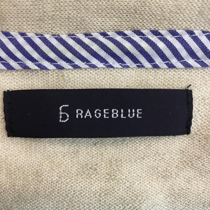 レイジブルー RAGEBLUE カーディガン 七分袖 M 無地 ベージュ / ベージュ / beige メンズ USED 古着 中古 10046905