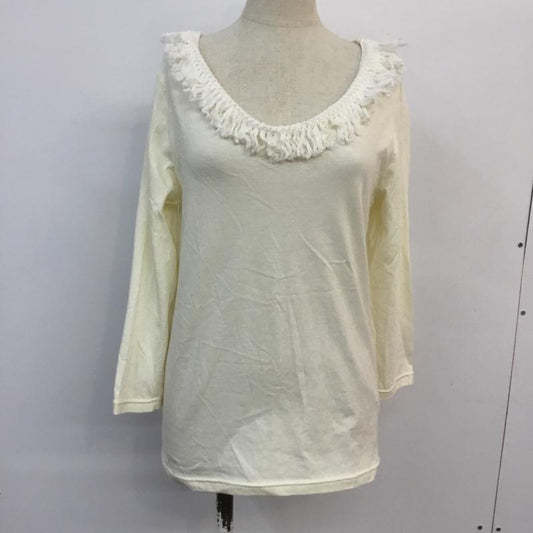 カスタネ Kastane カットソー 七分袖 FREE 無地 オフホワイト / オフホワイト / メンズ USED 古着 中古 10048247