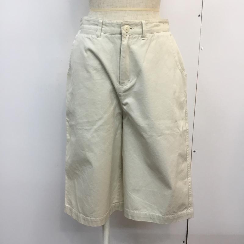 パーリッシィ PAR ICI パンツ ショートパンツ ひざ下 ガウチョ M 無地 アイボリー / アイボリー / レディース USED 古着 中古 10048492