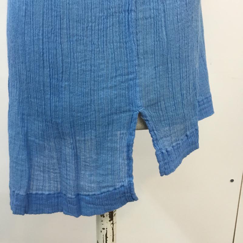 ロンハーマン Ron Herman カットソー 半袖 RHC ガーゼ アシンメトリーカットソー タグ付き XS 無地 青 / ブルー / blue レディース USED 古着 中古 10049148
