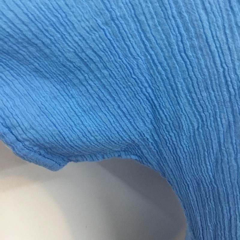 ロンハーマン Ron Herman カットソー 半袖 RHC ガーゼ アシンメトリーカットソー タグ付き XS 無地 青 / ブルー / blue レディース USED 古着 中古 10049148