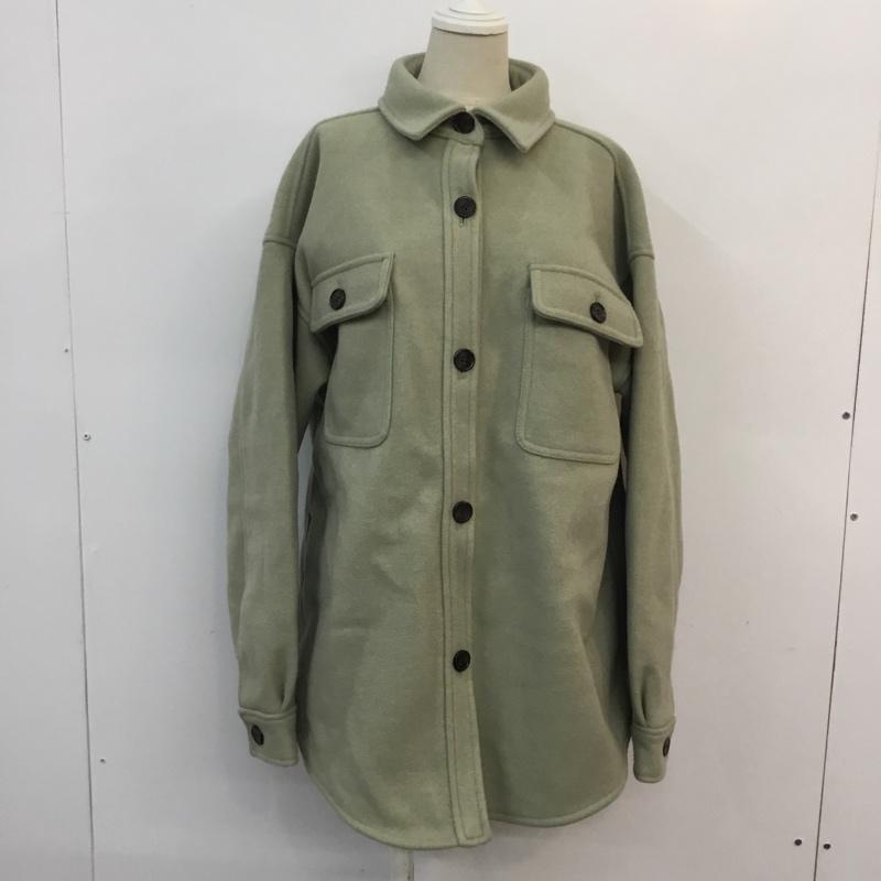 アイテムズ アーバンリサーチ ITEMS URBAN RESEARCH ジャケット、上着 ジャンパー、ブルゾン FREE 無地 薄緑 / ライトグリーン / レディース USED 古着 中古 10052862