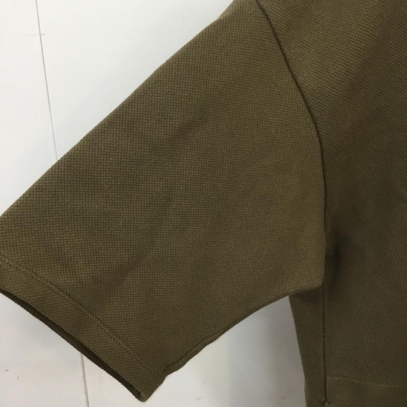 クロ KURO カットソー 半袖 962861 鹿の子 オーバーサイズ ビッグTシャツ 0 無地 カーキ / カーキ /  メンズ USED 古着 中古 10069239