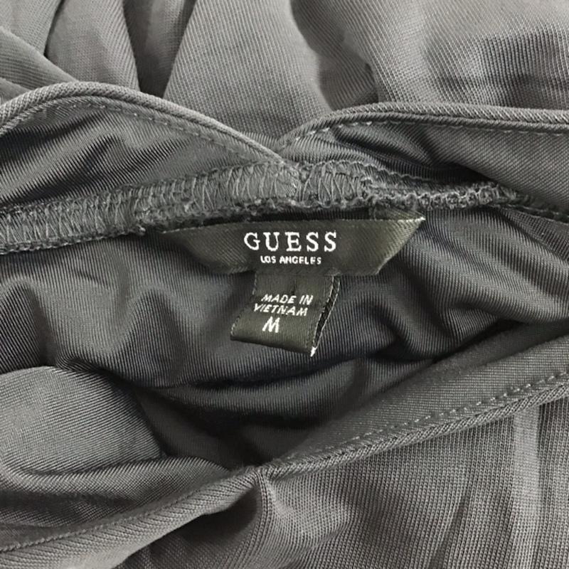 ゲス Guess ワンピース ひざ丈スカート W72K61R5W90 SL JOAN HALTER DRESS M 無地 ダークグレー / ダークグレー / レディース USED 古着 中古 10072572