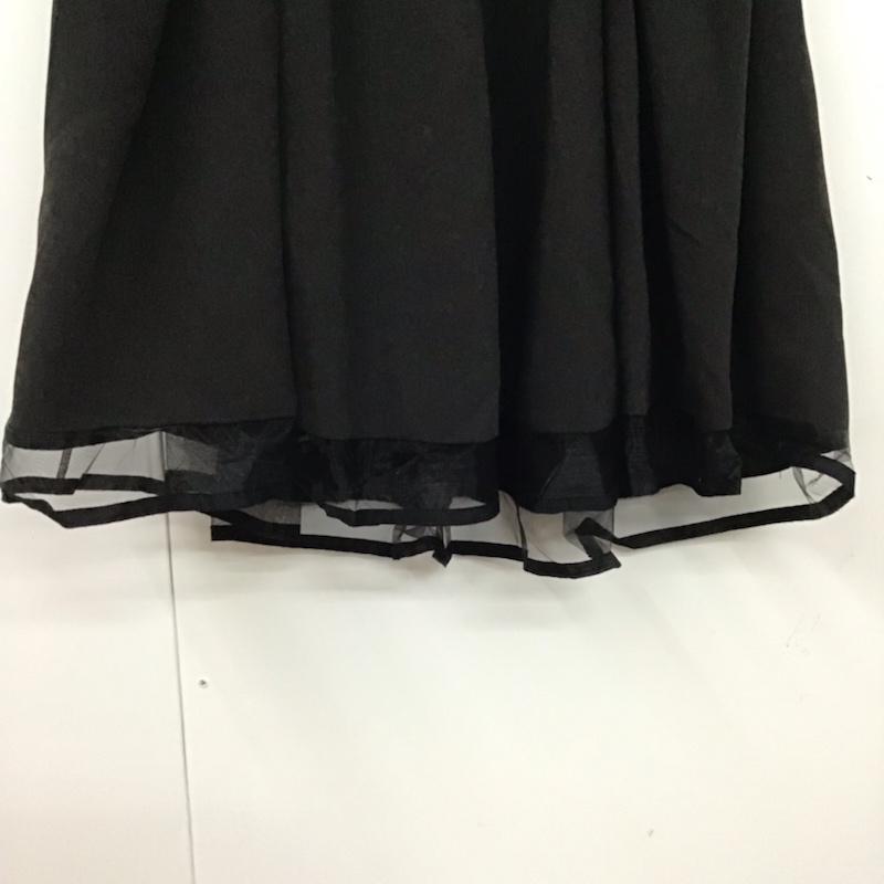 マーキュリーデュオ MERCURYDUO ワンピース ひざ丈スカート 001510307801 レイヤータックベアOP FREE 無地 黒 / ブラック / black レディース USED 古着 中古 10072827