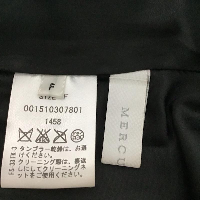 マーキュリーデュオ MERCURYDUO ワンピース ひざ丈スカート 001510307801 レイヤータックベアOP FREE 無地 黒 / ブラック / black レディース USED 古着 中古 10072827