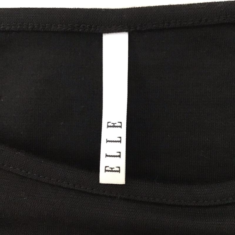 エル ELLE ワンピース ひざ丈スカート JCKCP-10049 バイカラー 長袖 38  黒 / ブラック / black X ベージュ / ベージュ / beige レディース USED 古着 中古 10072830
