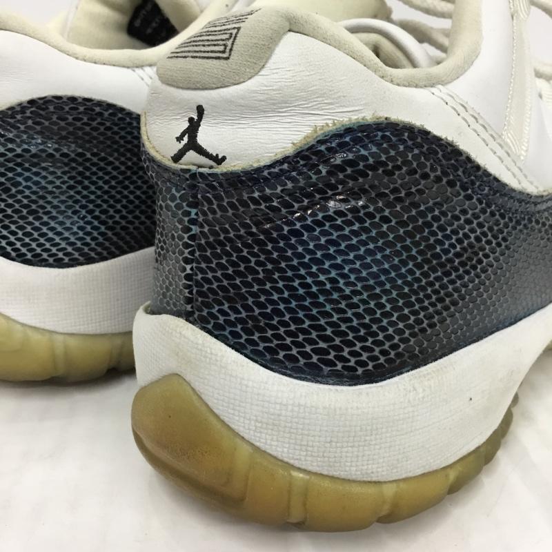 ナイキ NIKE スニーカー スニーカー 136071 102 AIR JORDAN 11 SNAKE LOW 29.5cm 箱有 29.5cm メンズ USED 古着 中古 10083332