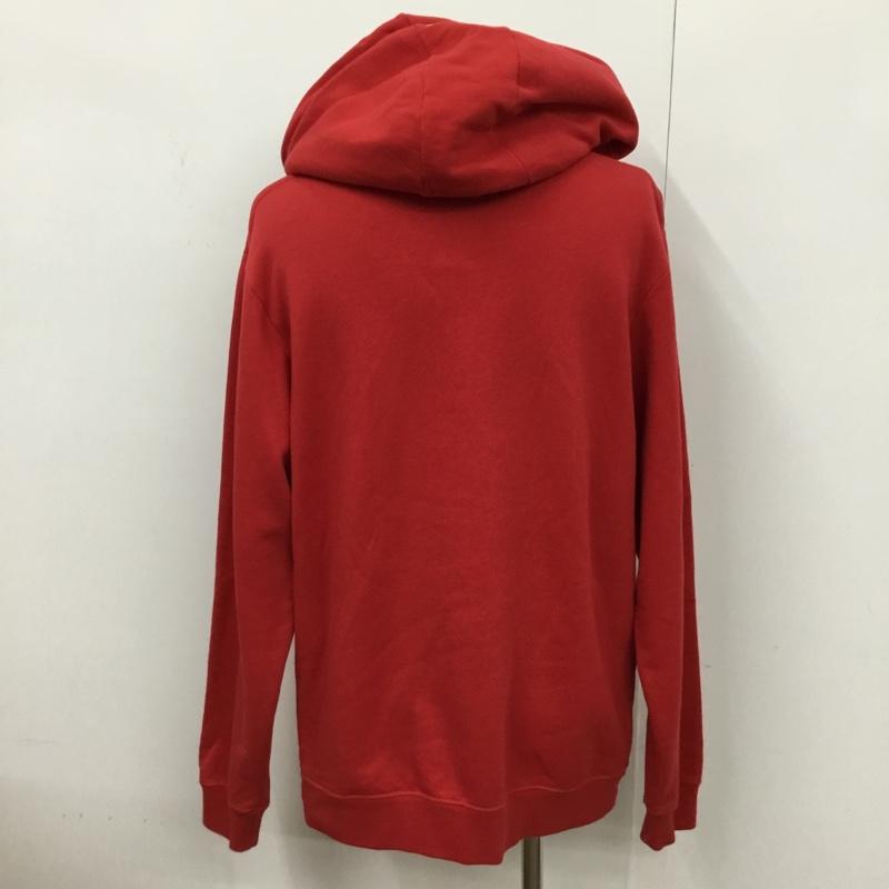 ジーシーディーエス GCDS パーカー 長袖 FW18M020057 プルオーバー フーディー M ロゴ、文字 赤 / レッド / red メンズ USED 古着 中古 10083388