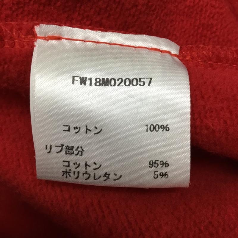 ジーシーディーエス GCDS パーカー 長袖 FW18M020057 プルオーバー フーディー M ロゴ、文字 赤 / レッド / red メンズ USED 古着 中古 10083388