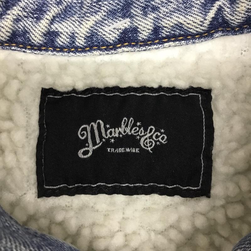 マーブルズ MARBLES ジャケット、上着 ジャケット、ブレザー デニムボアジャケット M 無地 青 / ブルー / blue メンズ USED 古着 中古 10083416