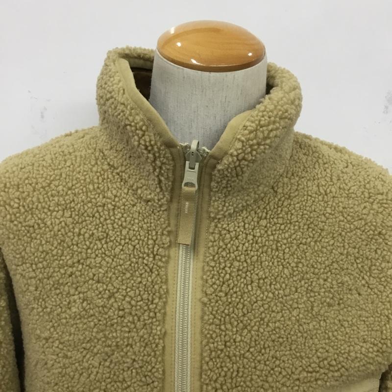 ユニクロ UNIQLO ジャケット、上着 ジャケット、ブレザー 341-419541 ボアフリースリバーシブルジャケット S 無地 ベージュ / ベージュ / beige メンズ USED 古着 中古 10083694