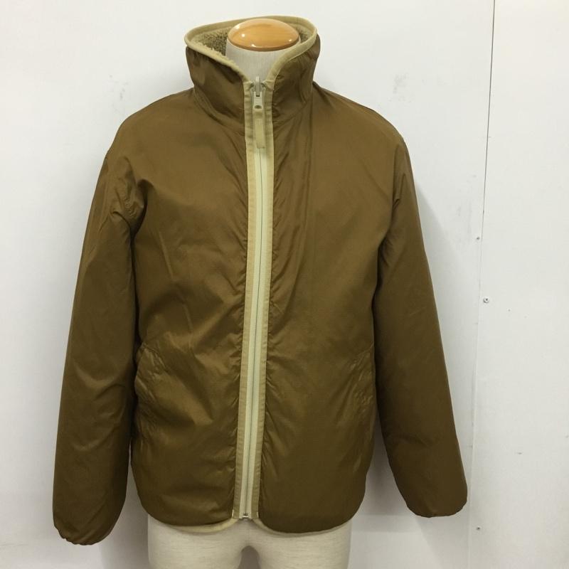 ユニクロ UNIQLO ジャケット、上着 ジャケット、ブレザー 341-419541 ボアフリースリバーシブルジャケット S 無地 ベージュ / ベージュ / beige メンズ USED 古着 中古 10083694