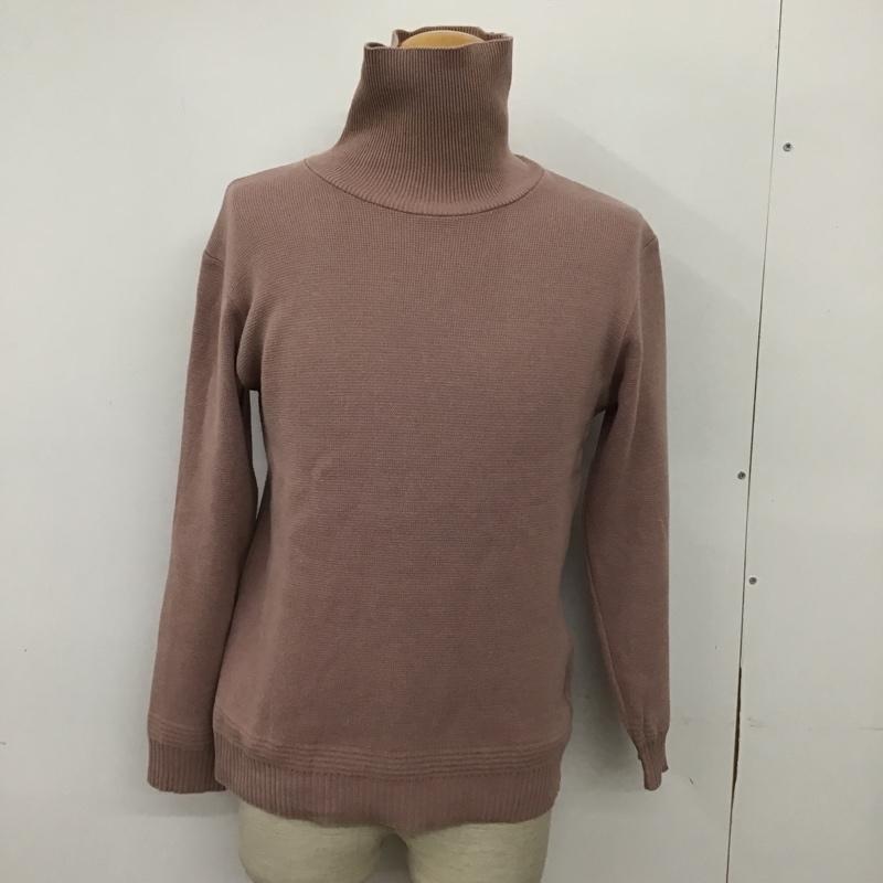 ステュディオス STUDIOUS ニット、セーター 長袖 107430004 ハイネックセーター 2 無地 桃 / ピンク / pink メンズ USED 古着 中古 10090192