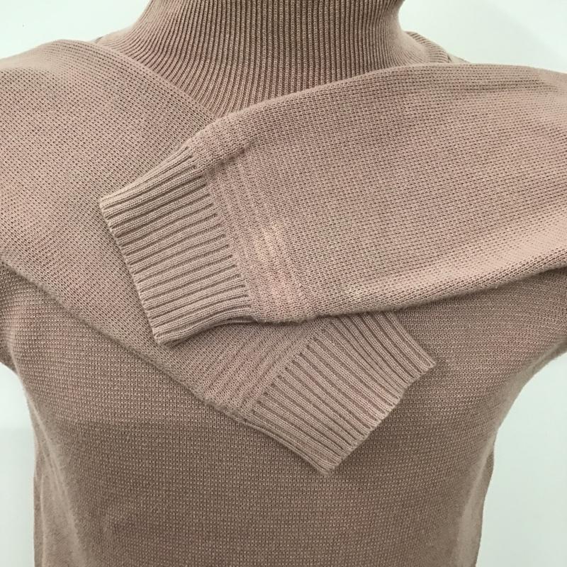 ステュディオス STUDIOUS ニット、セーター 長袖 107430004 ハイネックセーター 2 無地 桃 / ピンク / pink メンズ USED 古着 中古 10090192