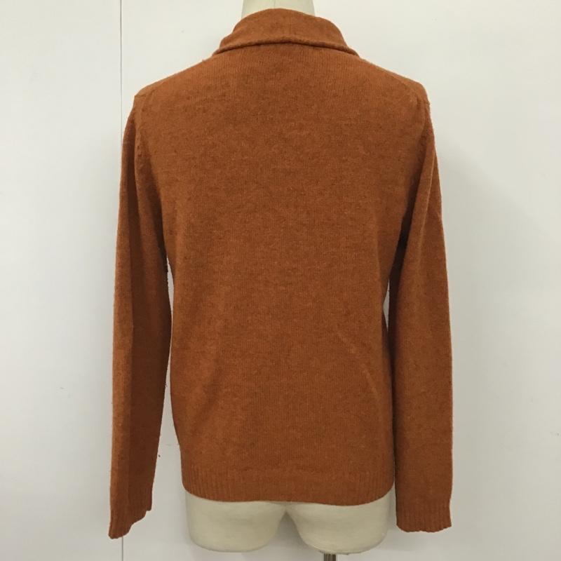 ジャーナルスタンダード JOURNAL STANDARD カーディガン 長袖 M 無地 橙 / オレンジ / orange メンズ USED 古着 中古 10090196