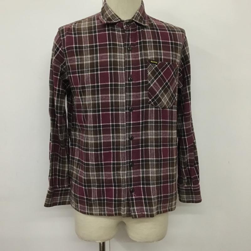 ブルコ BLUCO シャツ、ブラウス 長袖 ネルシャツ S メンズ USED 古着 中古 10090258