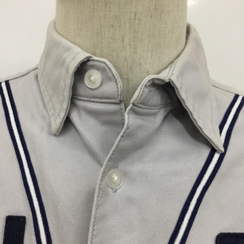 ファクト fuct シャツ、ブラウス 半袖 6316 SSDD VARSITY S/S SHIRT M ロゴ、文字 青 / ブルー / blue X 紺 / ネイビー / navy メンズ USED 古着 中古 10090441
