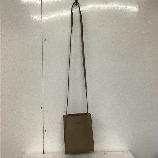 古着 USED ショルダーバッグ ショルダーバッグ スクエア ロゴ、文字 グレージュ / グレージュ / レディース USED 古着 中古 10093710