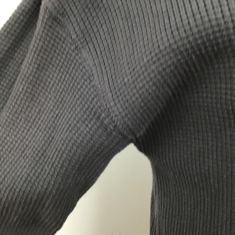 アイテムズ アーバンリサーチ ITEMS URBAN RESEARCH ワンピース ロングスカート 長袖カットソー 長袖ワンピース ワッフル センタースリット M 無地 灰 / グレー / gray レディース USED 古着 中古 10093936