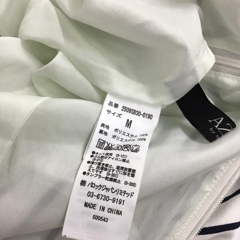 アズールバイマウジー AZUL BY MOUSSY ボトムス ボトムス 2509SB30-0190 ガウチョパンツ M ストライプ 白 / ホワイト / white X 黒 / ブラック / black レディース USED 古着 中古 10094383